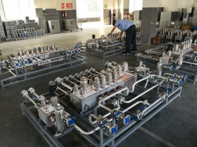 建德氣動硫化機(jī)集成熱工閥組圖4